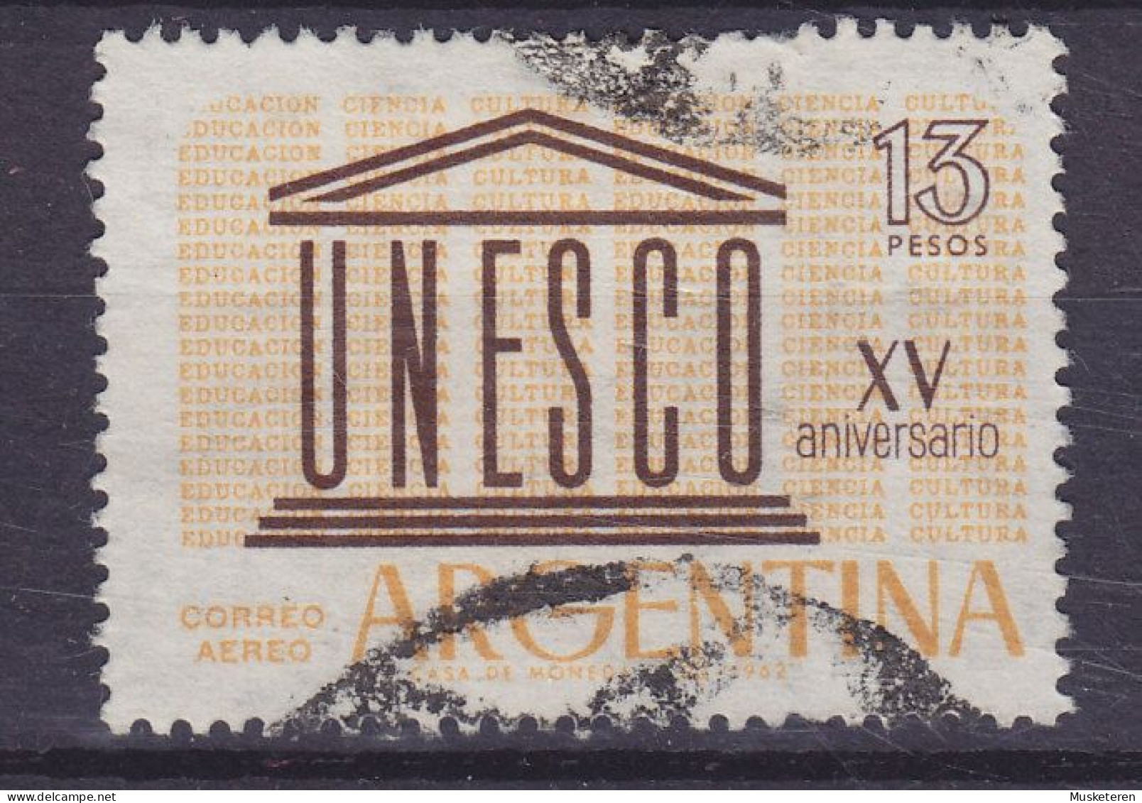 Argentina 1962 Mi. 799, 13p. UNESCO - Gebraucht