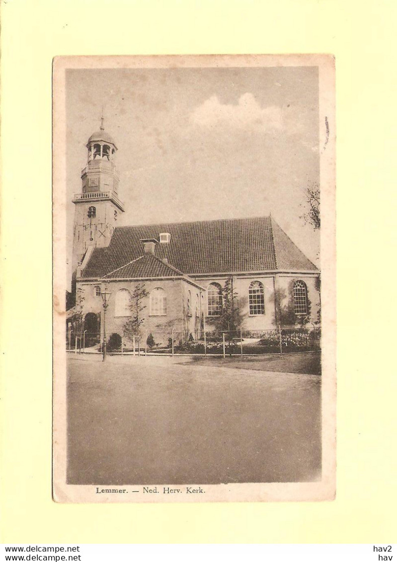 Lemmer Gezicht Op NH Kerk 1909 RY42384 - Lemmer