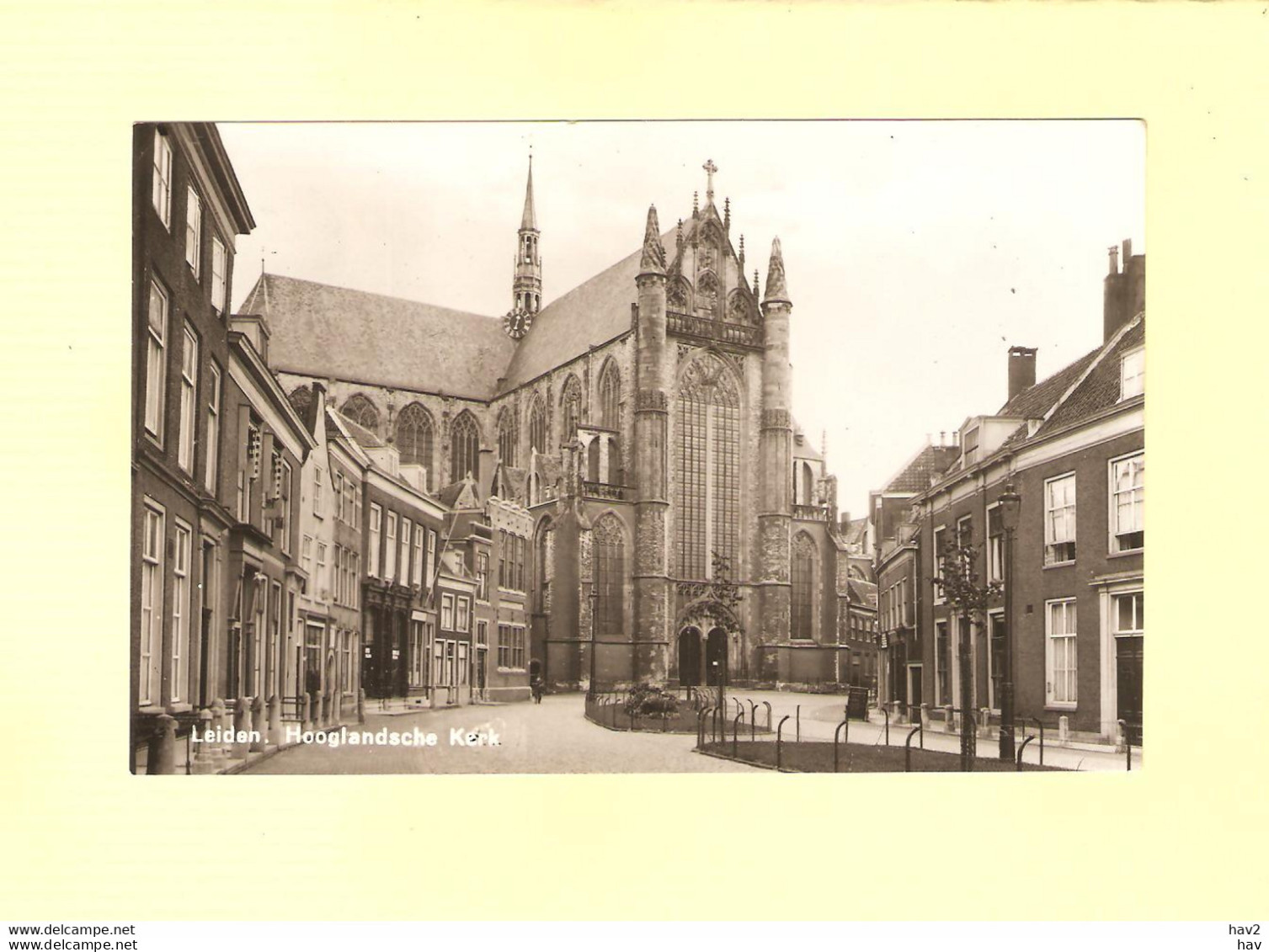 Leiden Gezicht Op  Hooglandsche Kerk 1946 RY42113 - Leiden