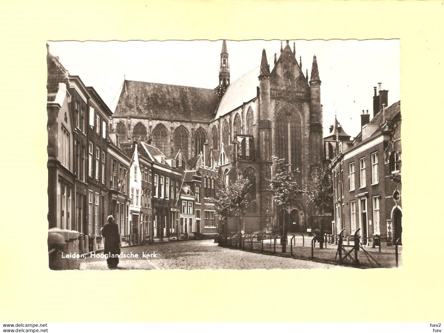 Leiden Gezicht Op  Hooglandsche Kerk RY42114 - Leiden