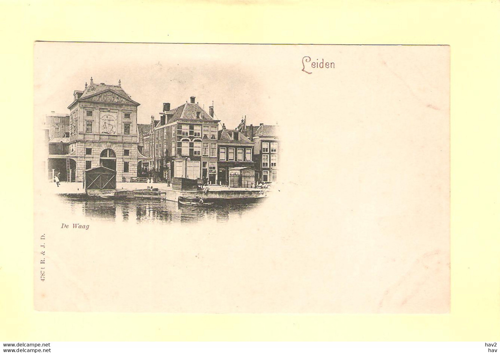 Leiden De Waag Voor 1900 RY43960 - Leiden