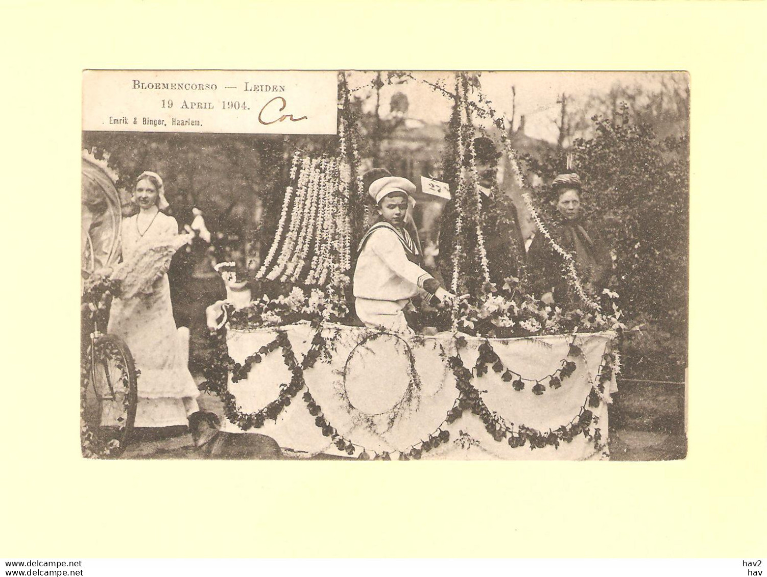 Leiden Bloemencorso 1904 RY44834 - Leiden