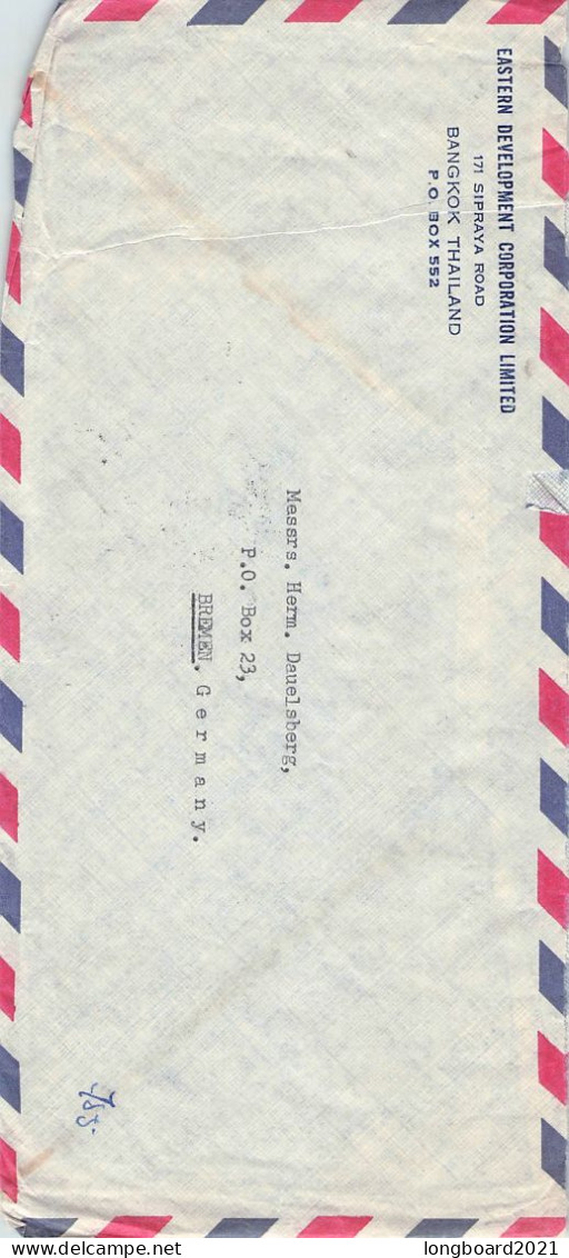 THAILAND - AIR MAIL - BREMEN/DE / *1185 - Tailandia