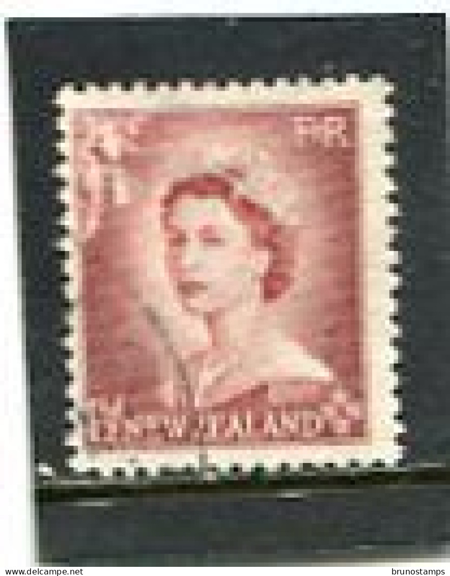 NEW ZEALAND - 1953  1 1/2d  QUEEN ELISABETH DEFINITIVE  FINE USED - Oblitérés