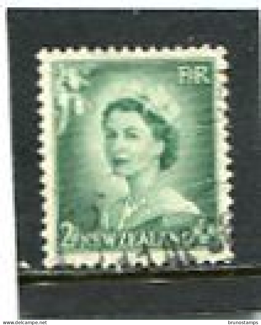 NEW ZEALAND - 1953  2d  QUEEN ELISABETH DEFINITIVE  FINE USED - Usados