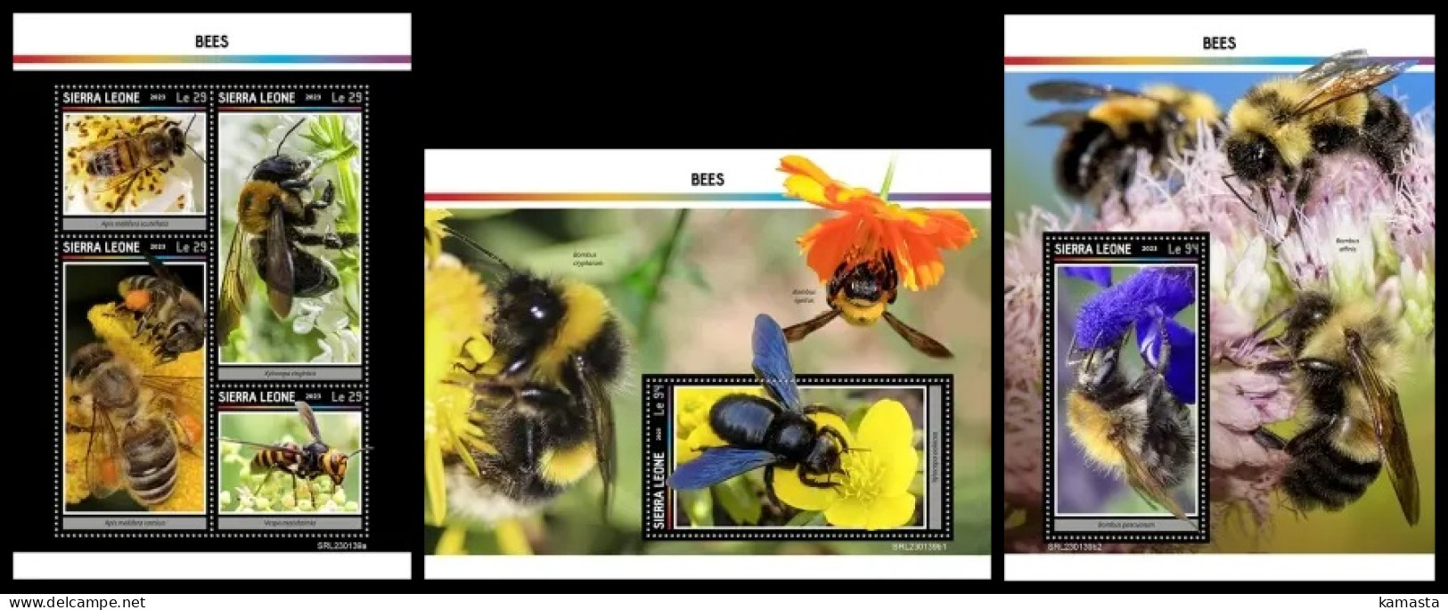 Sierra Leone  2023 Bees. (139) OFFICIAL ISSUE - Abeilles