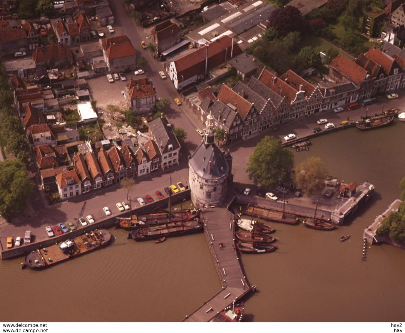 Hoorn, Haven En Hoofdtoren, Luchtfoto LF616 - Hoorn