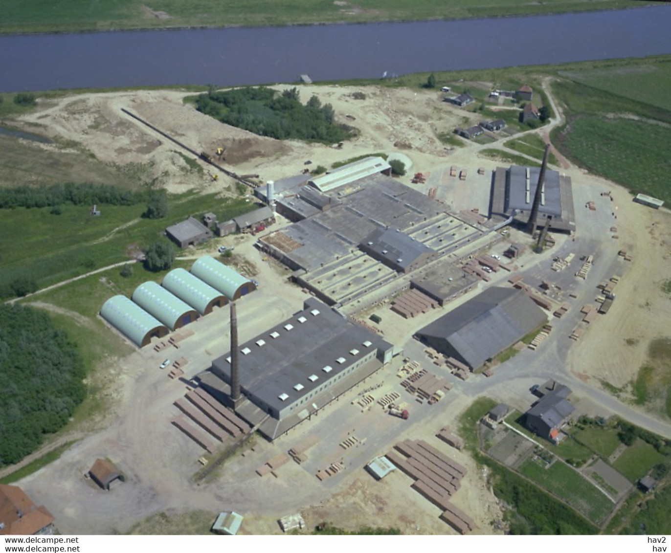 Wijk Bij Duurstede, Steenfabriek, Luchtfoto LF1363 - Wijk Bij Duurstede