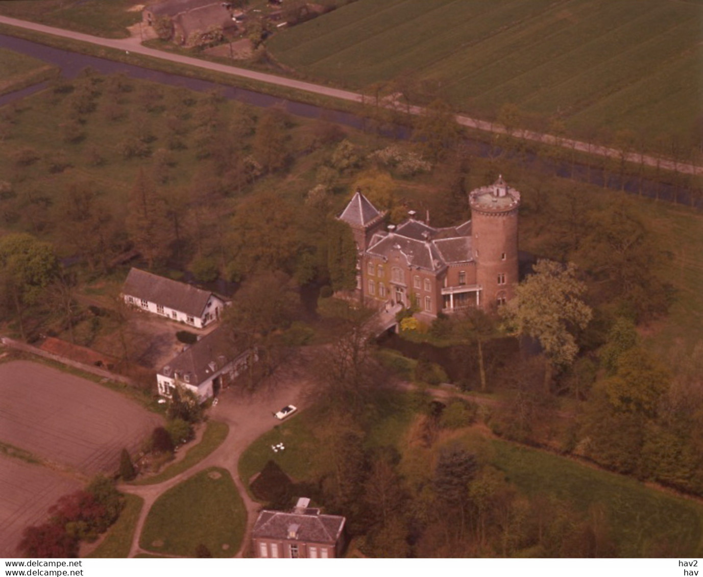 Driebergen-Rijsenburg, Kasteel, Luchtfoto LF1021 - Driebergen – Rijsenburg