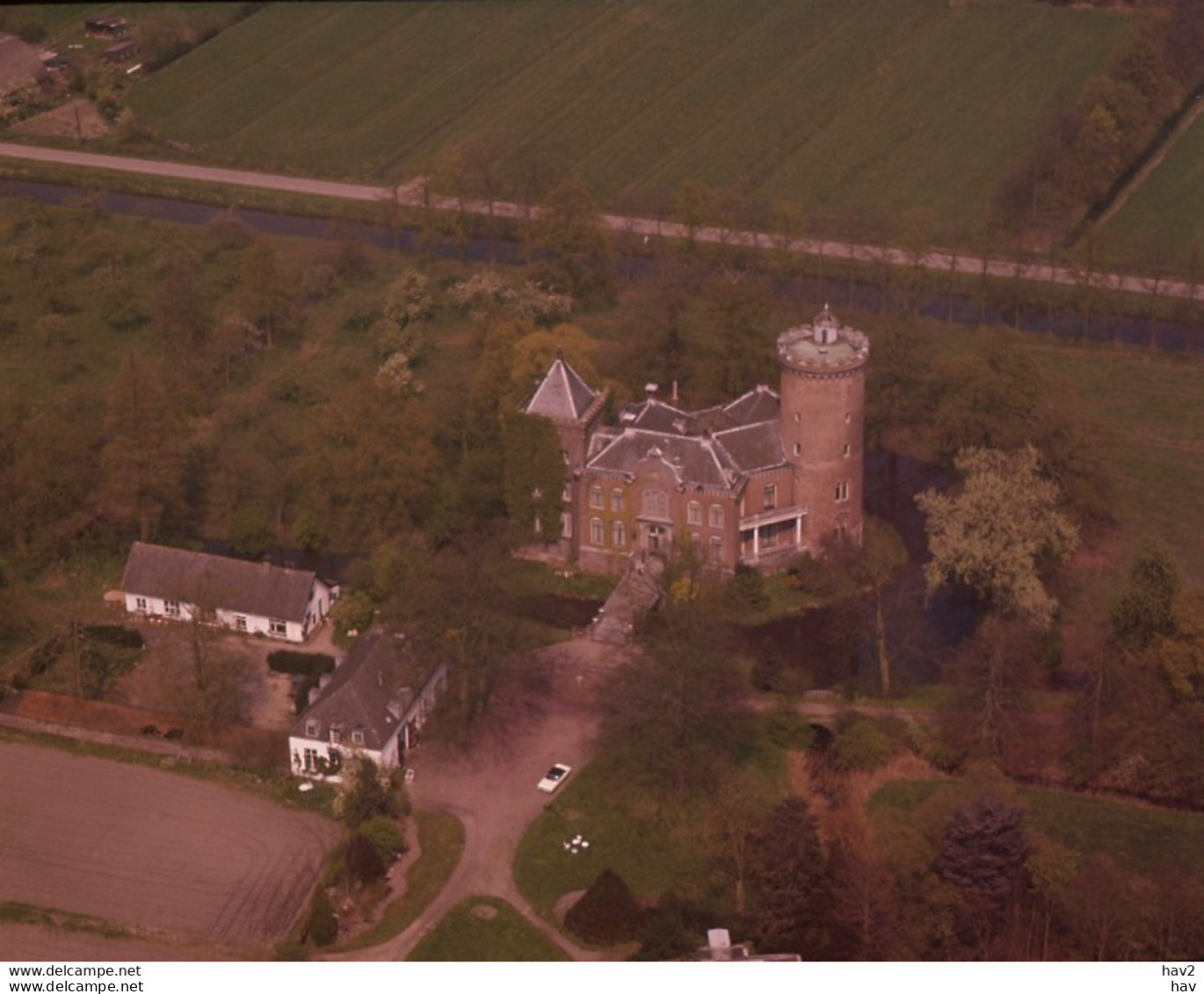 Driebergen-Rijsenburg, Kasteel, Luchtfoto LF1020 - Driebergen – Rijsenburg