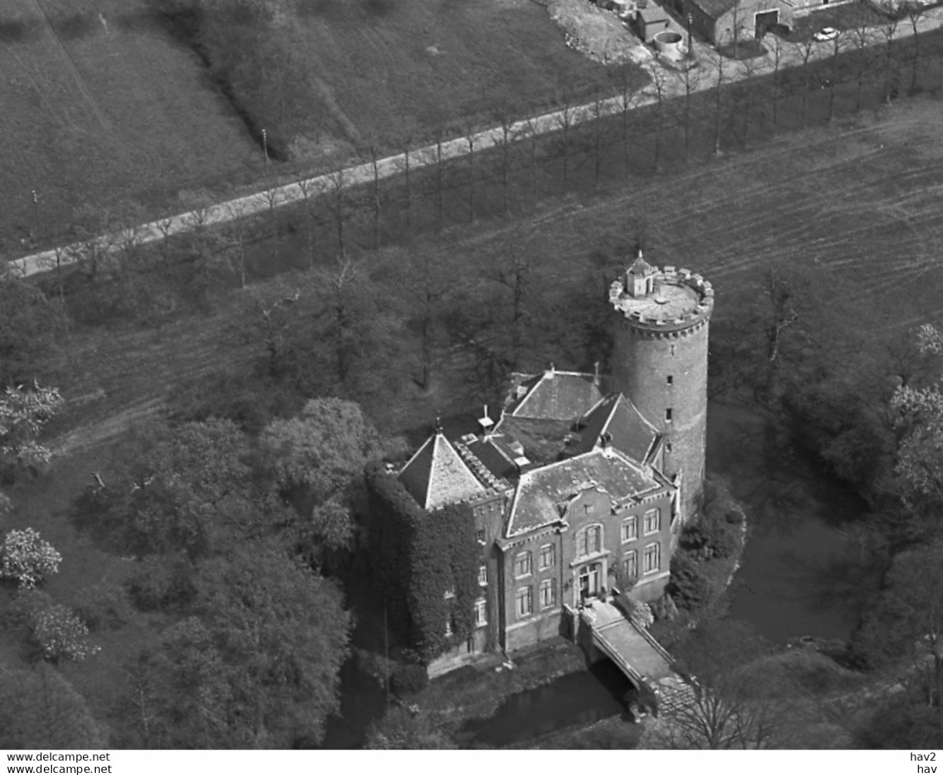 Driebergen-Rijsenburg, Kasteel, Luchtfoto LF1022 - Driebergen – Rijsenburg