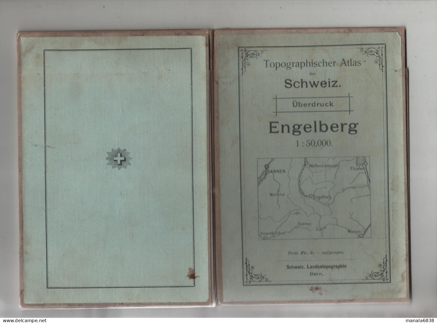 Topographischer Atlas Des Schweiz Uberdruck Engelberg 1:50000 - Sonstige & Ohne Zuordnung