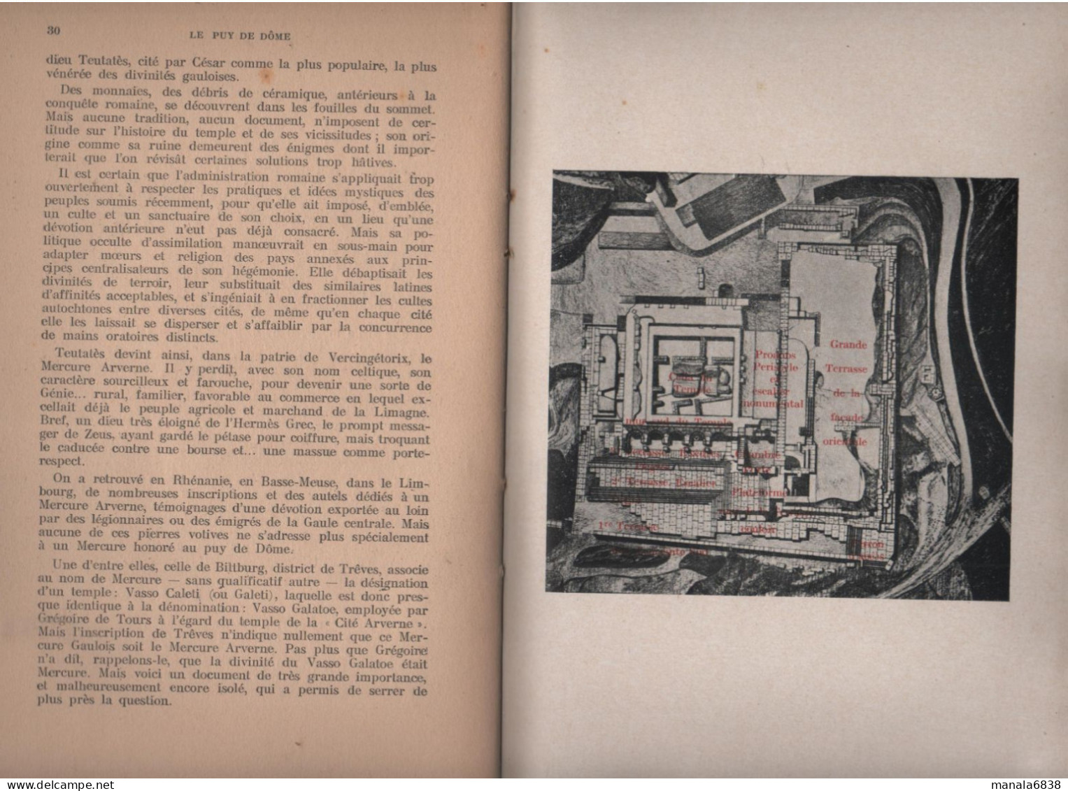 Le Puy De Dôme Géographie Archéologie Histoire Tourisme 1943 Trénard Dr Balme - Auvergne