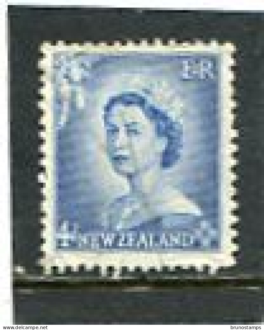 NEW ZEALAND - 1953  4d  QUEEN ELISABETH DEFINITIVE  FINE USED - Gebraucht