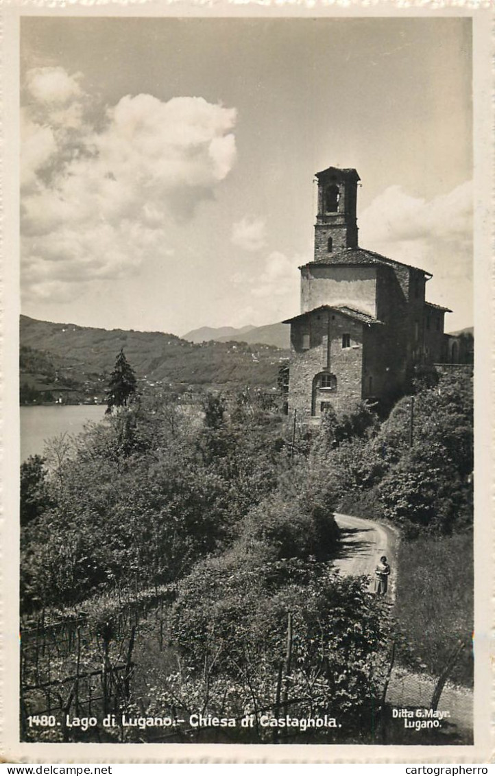 Switzerland Lago Di Lugano Chiesa Di Castagnola - Agno