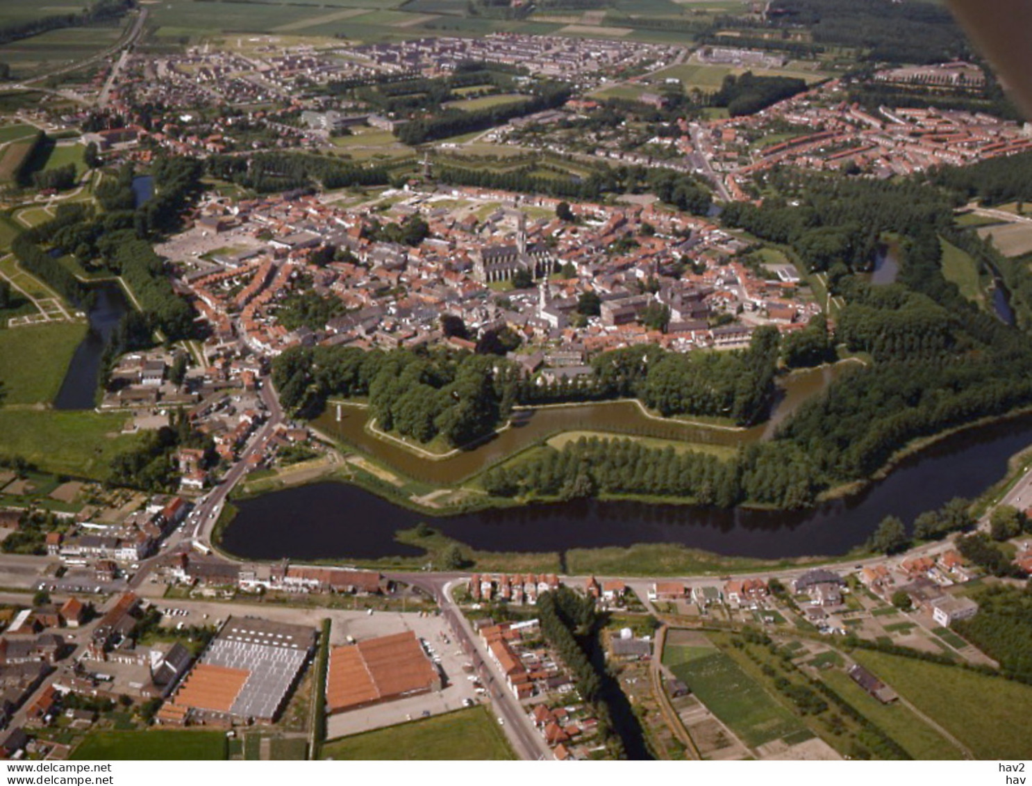 Hulst, Luchtfoto LF193 - Hulst