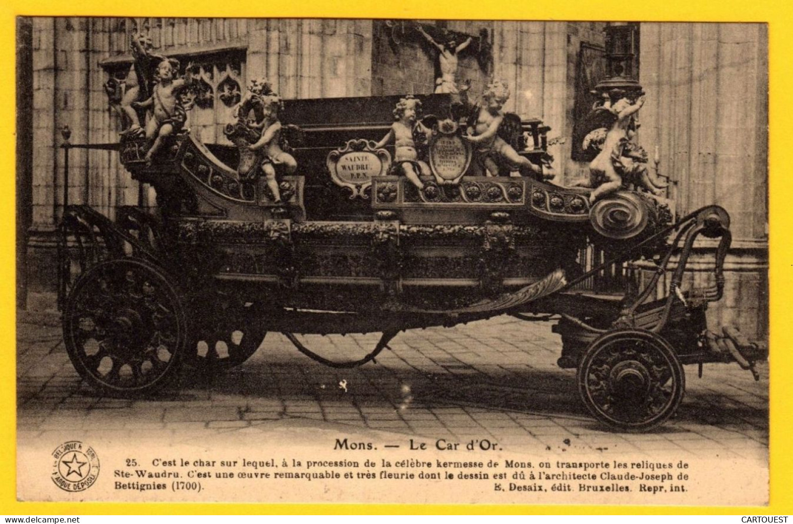 CPA Mons - Le Car D'Or - 1922 - Mons