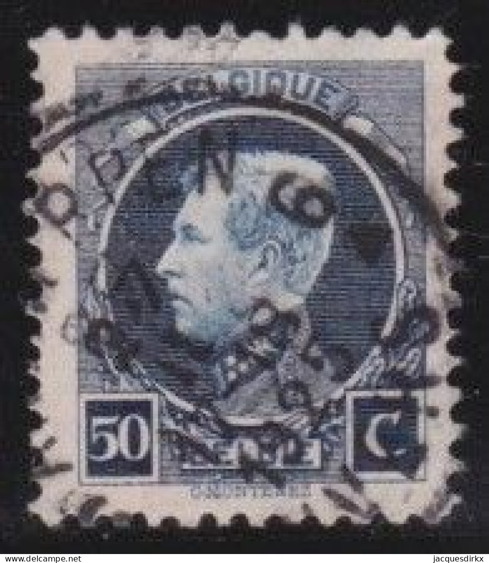 Belgie  .   OBP    .    187    .    O     .   Gestempeld     .   /   .    Oblitéré - 1921-1925 Montenez Pequeño