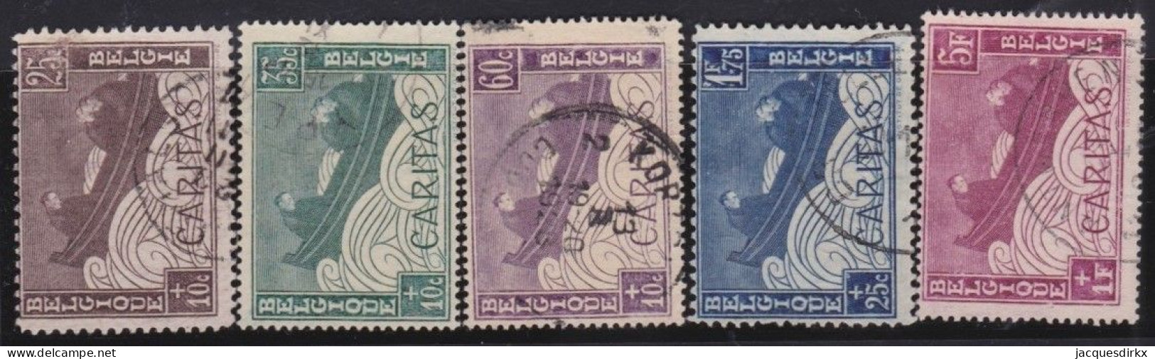 Belgie  .   OBP    .    249/253      .    O     .   Gestempeld     .   /   .    Oblitéré - Used Stamps