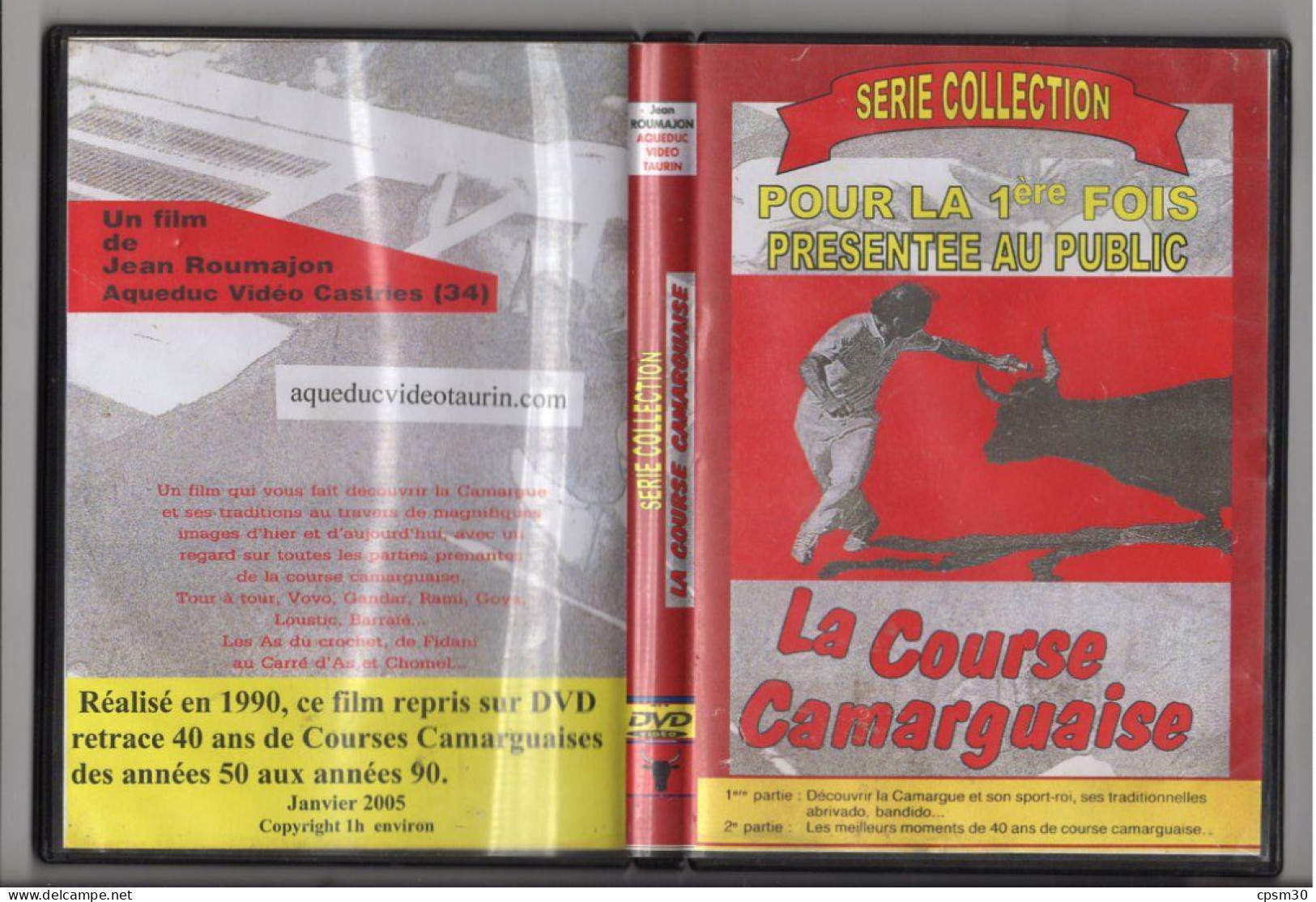 DVD , La Course Camarguaise Par Jean Roumajon (Camargue Taureaux) - Documentaires