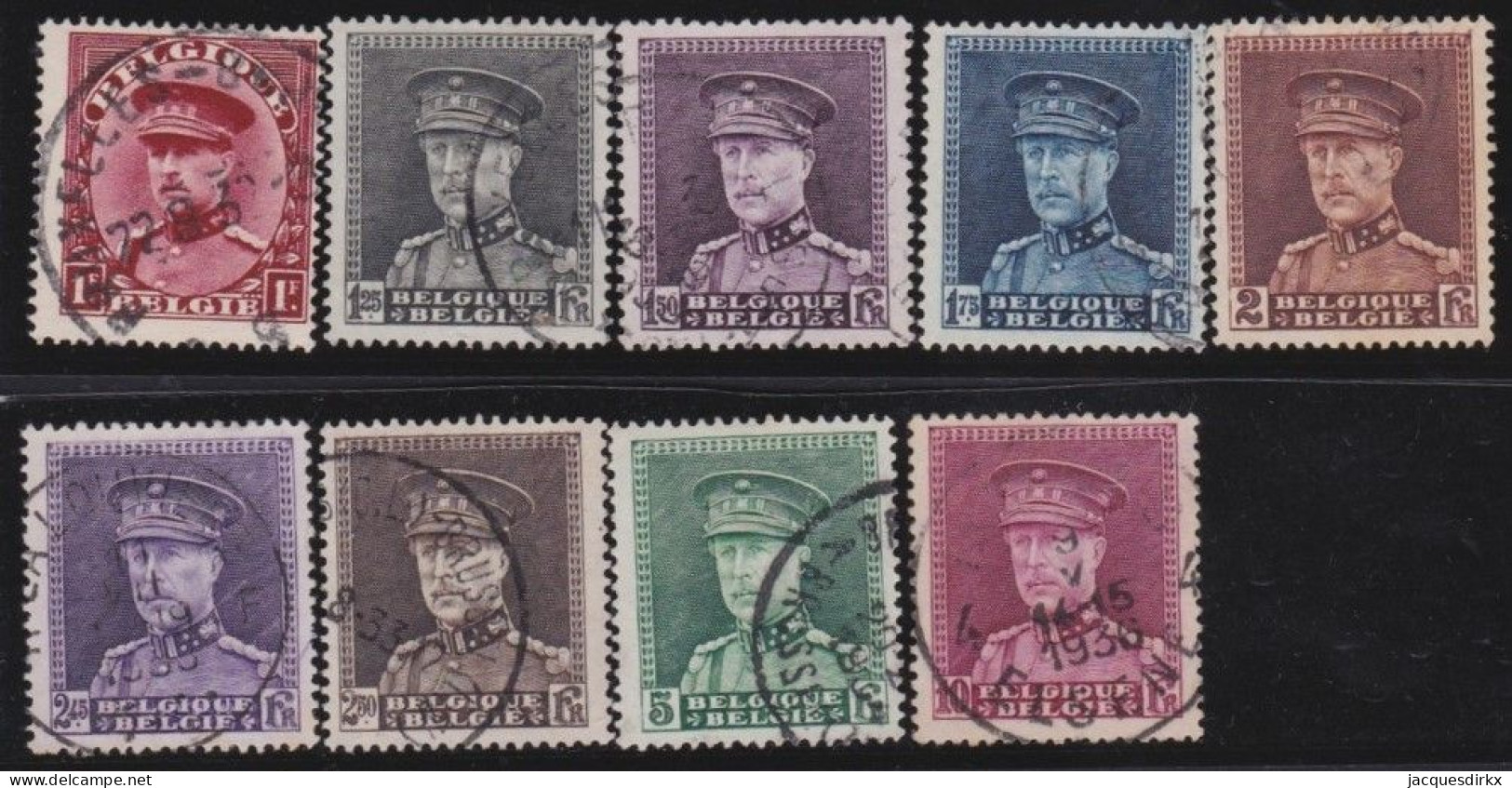 Belgie  .   OBP    .    317/324      .    O     .   Gestempeld     .   /   .    Oblitéré - Used Stamps
