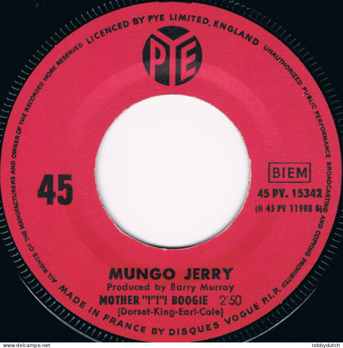 * 7"  *  MUNGO JERRY - MAGGIE (France 1970) - Country En Folk