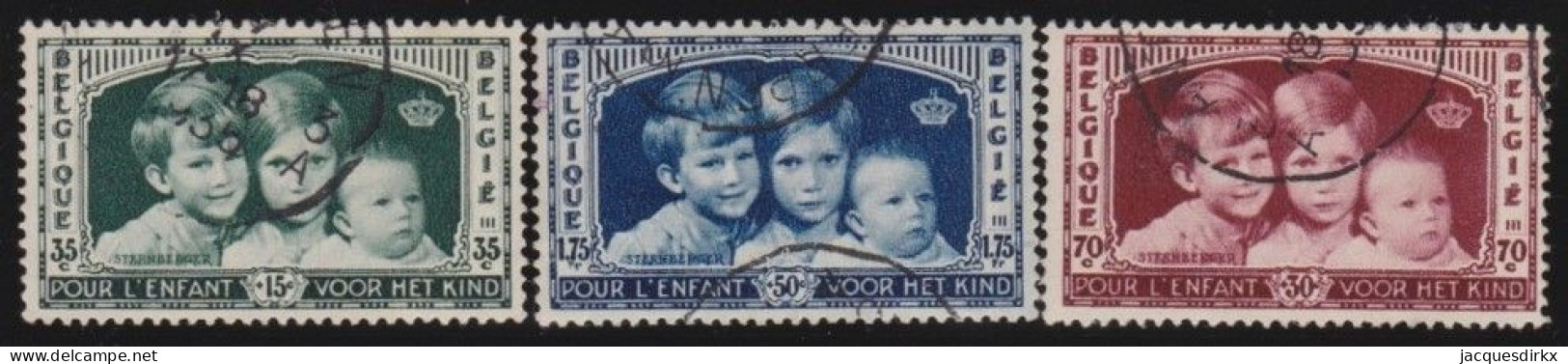 Belgie  .   OBP    .    404/406     .    O     .   Gestempeld     .   /   .    Oblitéré - Used Stamps