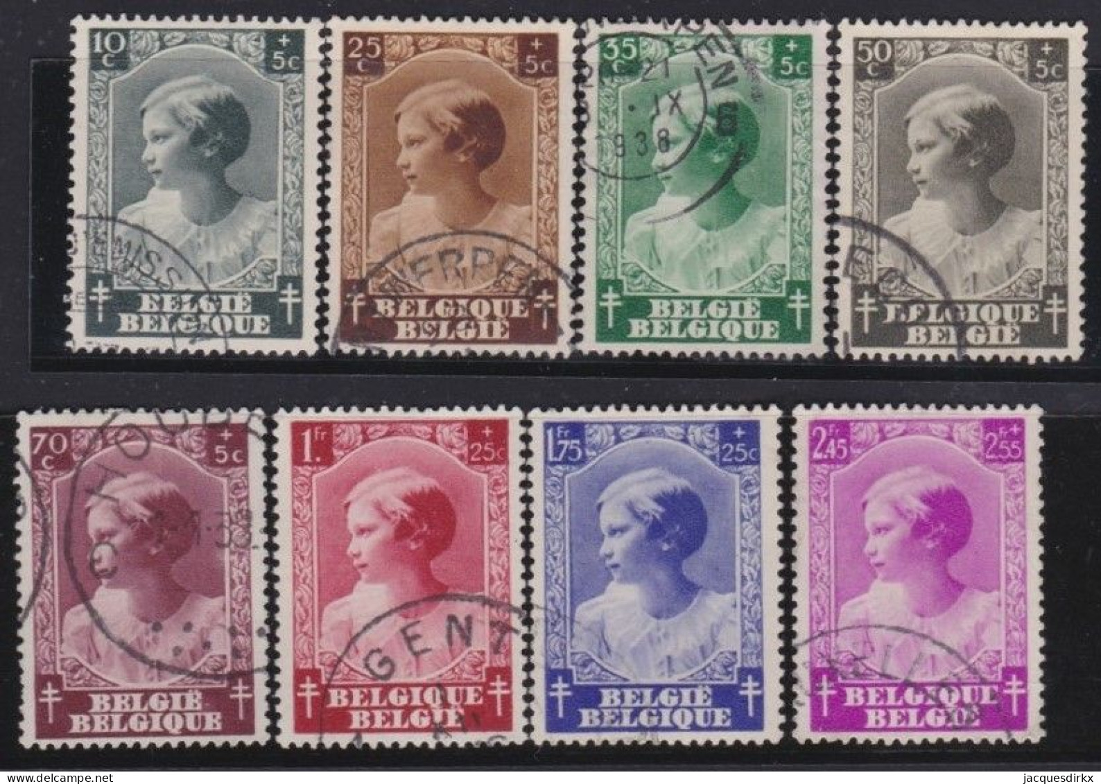 Belgie  .   OBP    .    458/465     .    O     .   Gestempeld     .   /   .    Oblitéré - Used Stamps