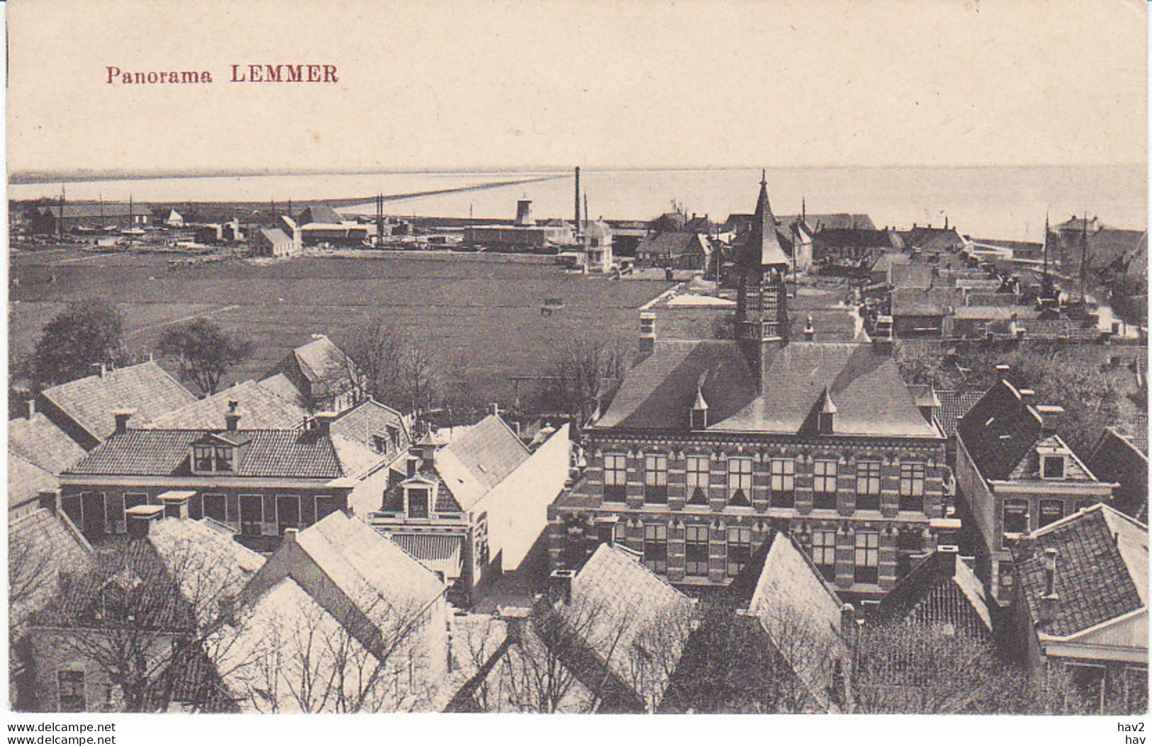 Lemmer Panorama Postkantoor WP0255 - Lemmer