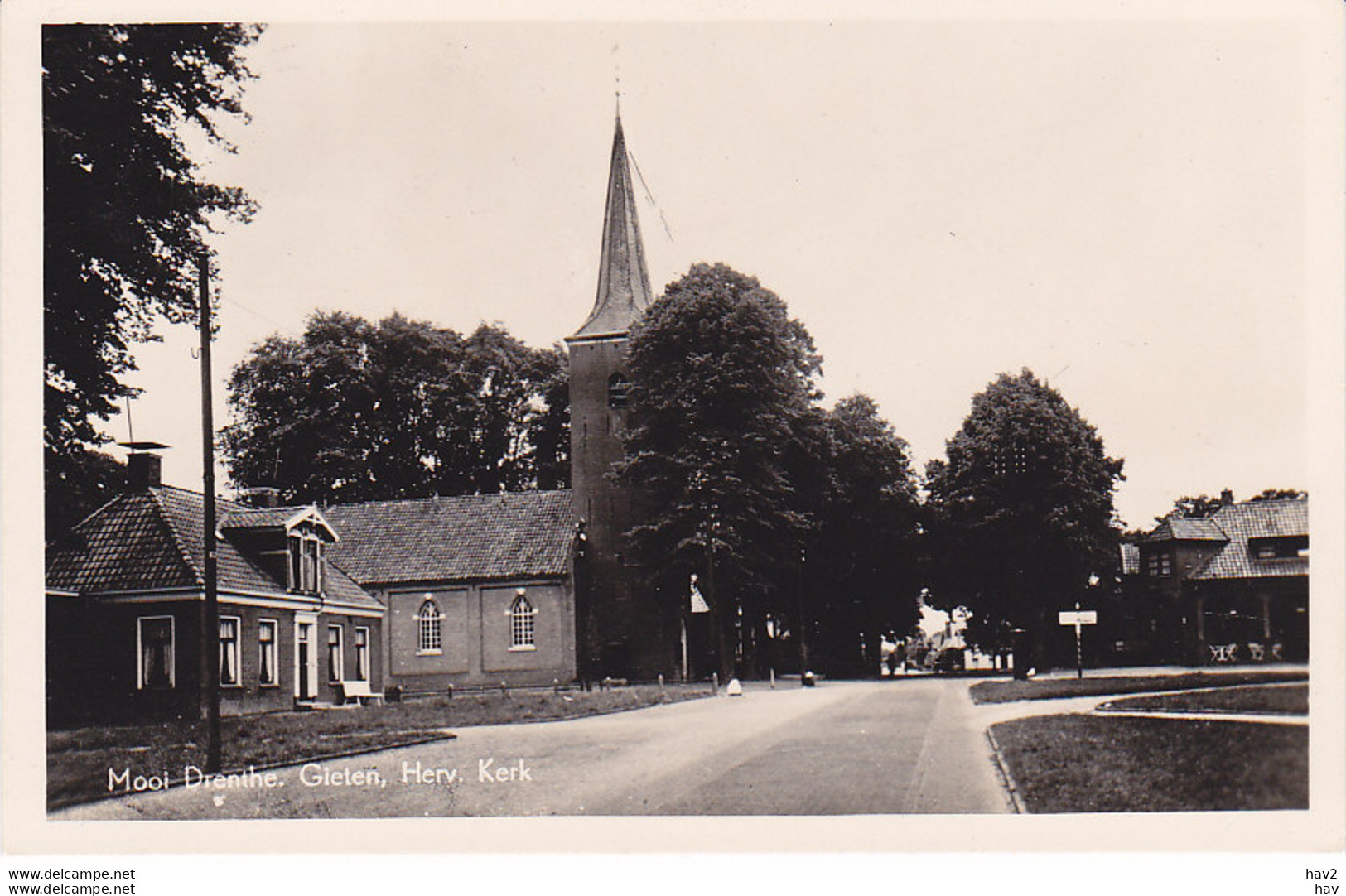 Gieten Mooi Drenthe Hervormde Kerk WP0722 - Gieten