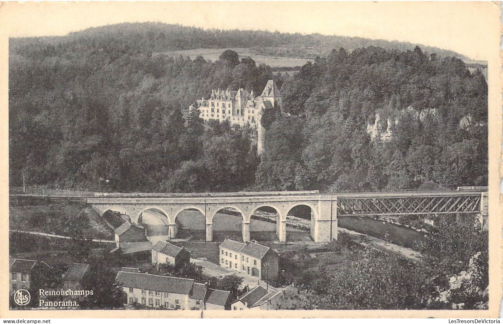 BELGIQUE - REMOUSCHAMPS - Panorama - Carte Postale Ancienne - Andere & Zonder Classificatie