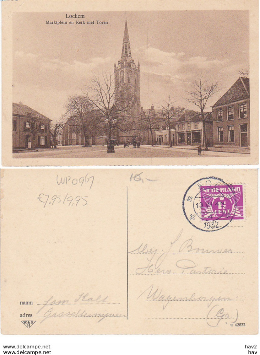 Lochem Marktplein En Kerk Met Toren WP0967 - Lochem