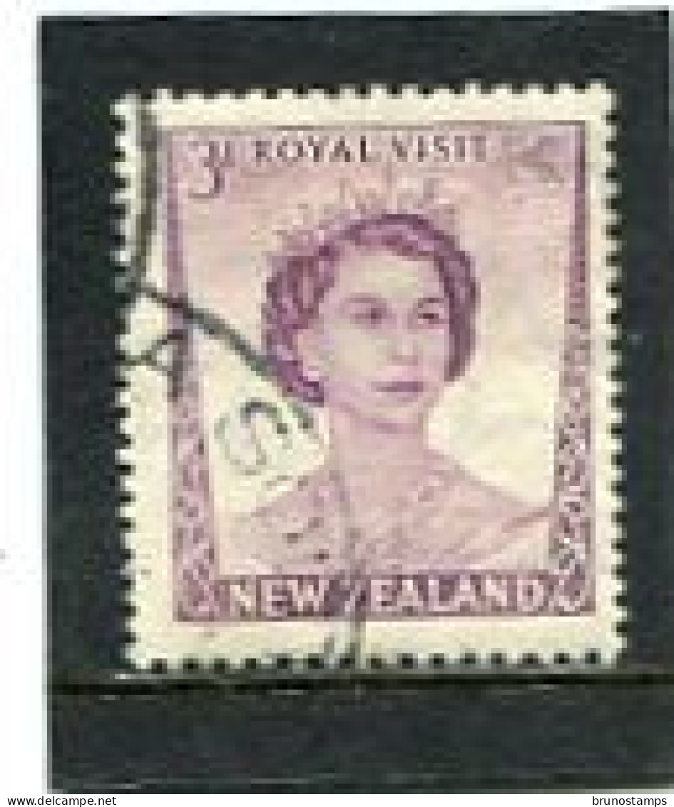 NEW ZEALAND - 1953  3d  ROYAL VISIT  FINE USED - Gebruikt