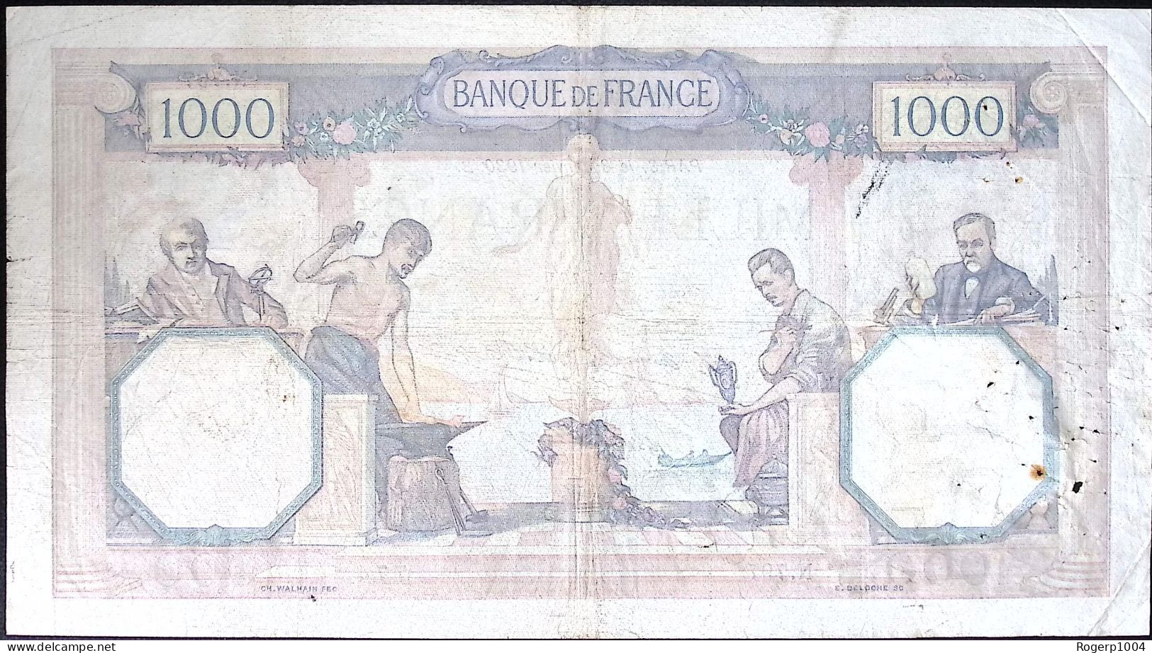FRANCE * 1000 Francs * Cérès & Mercure * Date 08/01/1930 * État TB * Fay. 37.04 * - 1 000 F 1927-1940 ''Cérès Et Mercure''