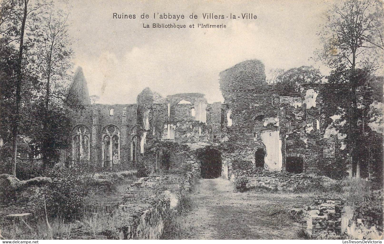 BELGIQUE - VILLERS LA VILLE - Ruines De L'Abbaye - La Bibliothèque Et L'Infirmerie - Carte Postale Ancienne - Villers-la-Ville