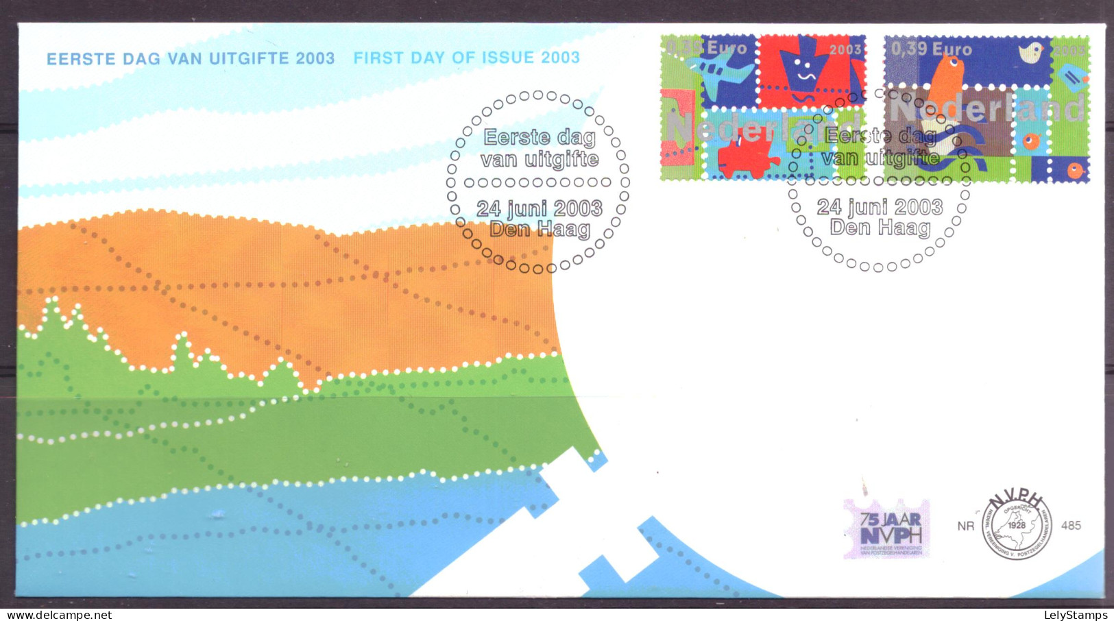 Nederland / Niederlande / Pays Bas / Netherlands E485 FDC (2003) - FDC