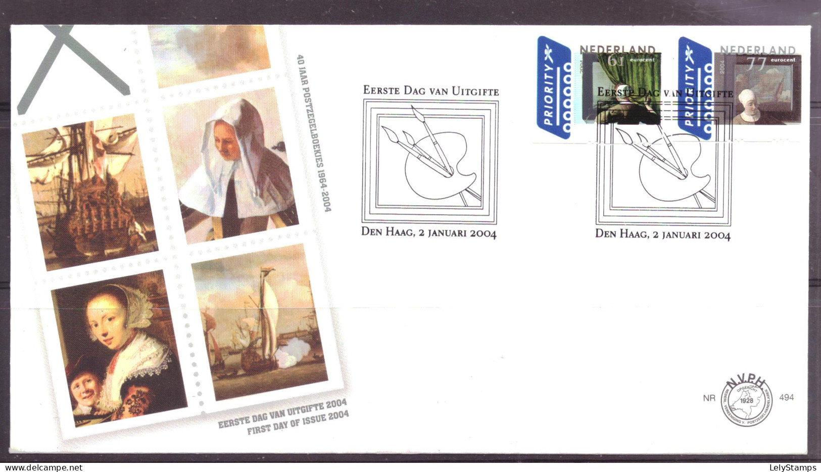 Nederland / Niederlande / Pays Bas / Netherlands E494 FDC (2004) - FDC