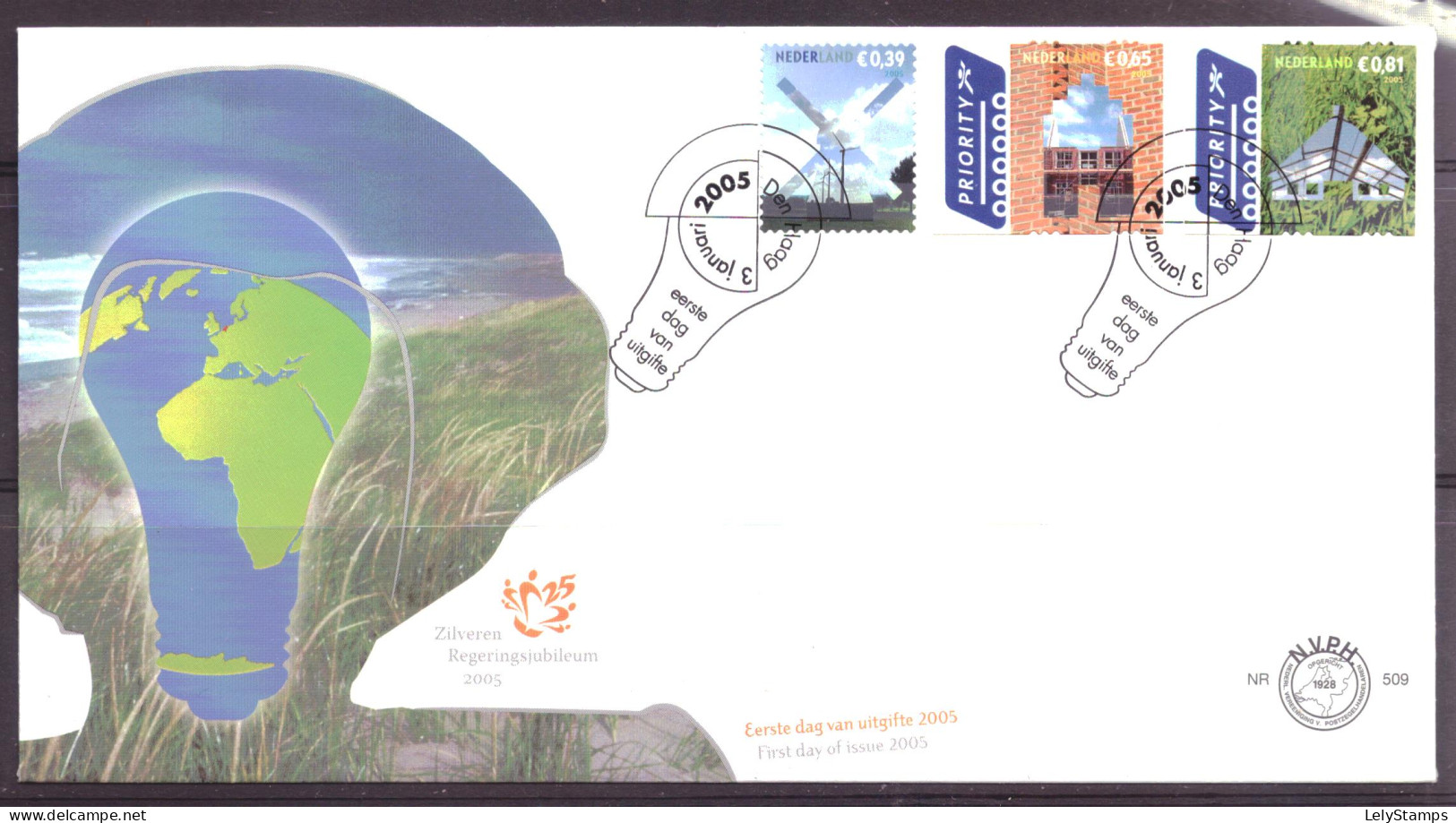 Nederland / Niederlande / Pays Bas / Netherlands E509 FDC (2005) - FDC