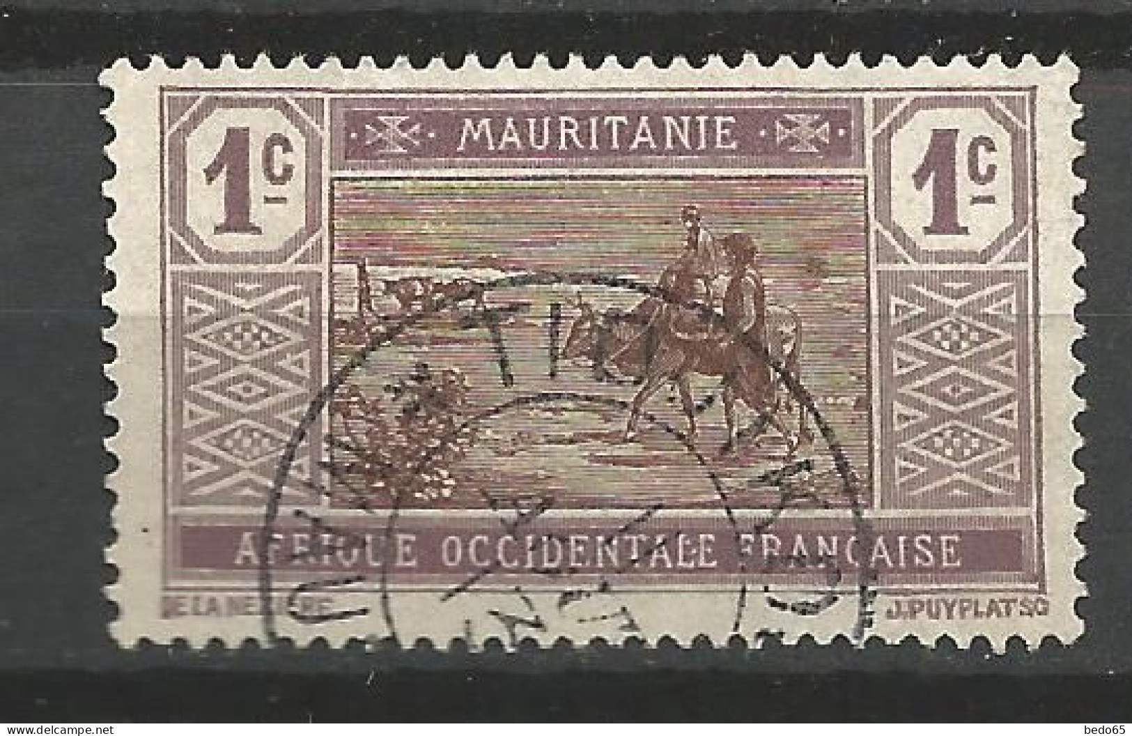 MAURITANIE N° 24 CACHET TIDJIKDJA / Used - Oblitérés