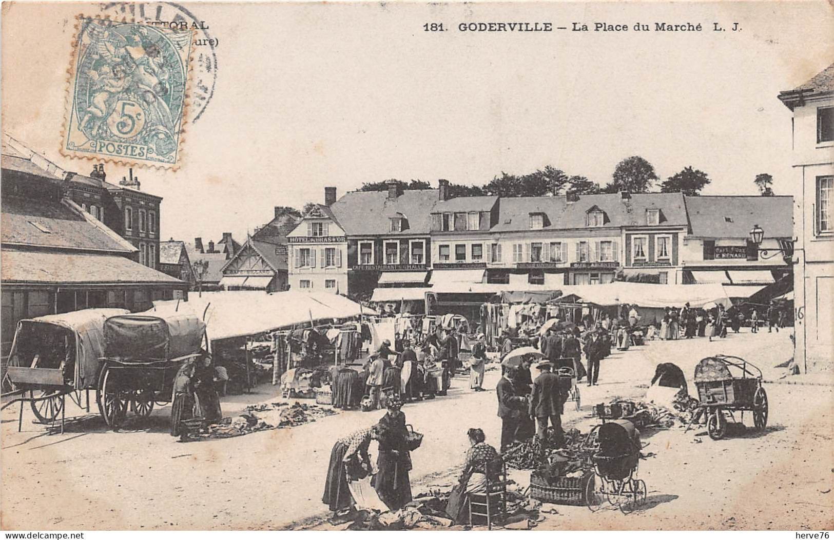 GODERVILLE - La Place Du Marché - Goderville