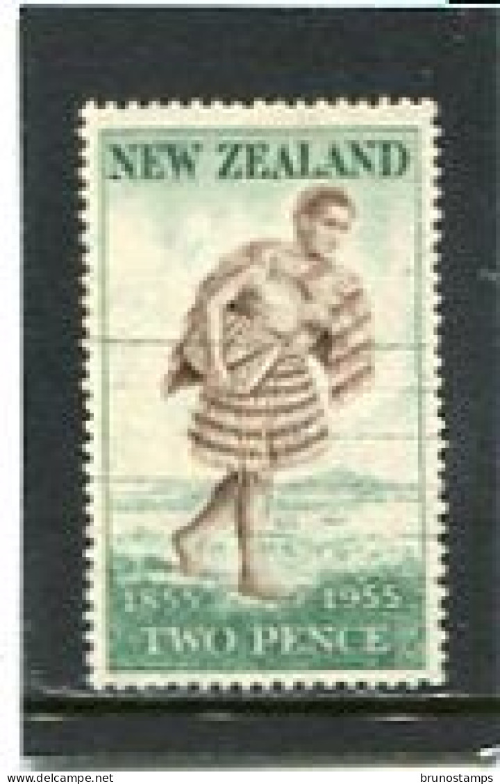 NEW ZEALAND - 1955  2d  FIRST STAMP  FINE USED - Gebraucht