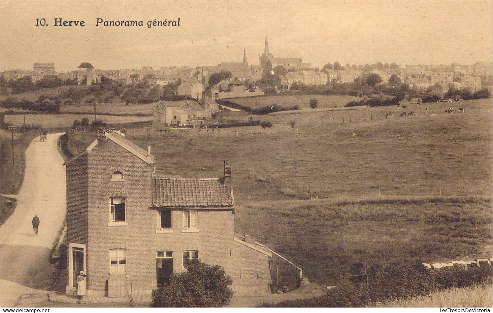 BELGIQUE - Herve - Panorama Général - Carte Postale Ancienne - Herve
