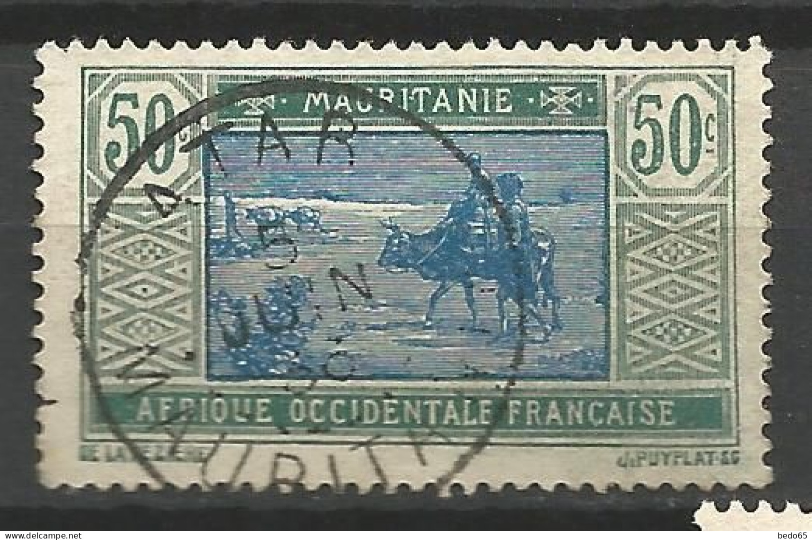 MAURITANIE N° 46 CACHET ATAR / Used - Used Stamps