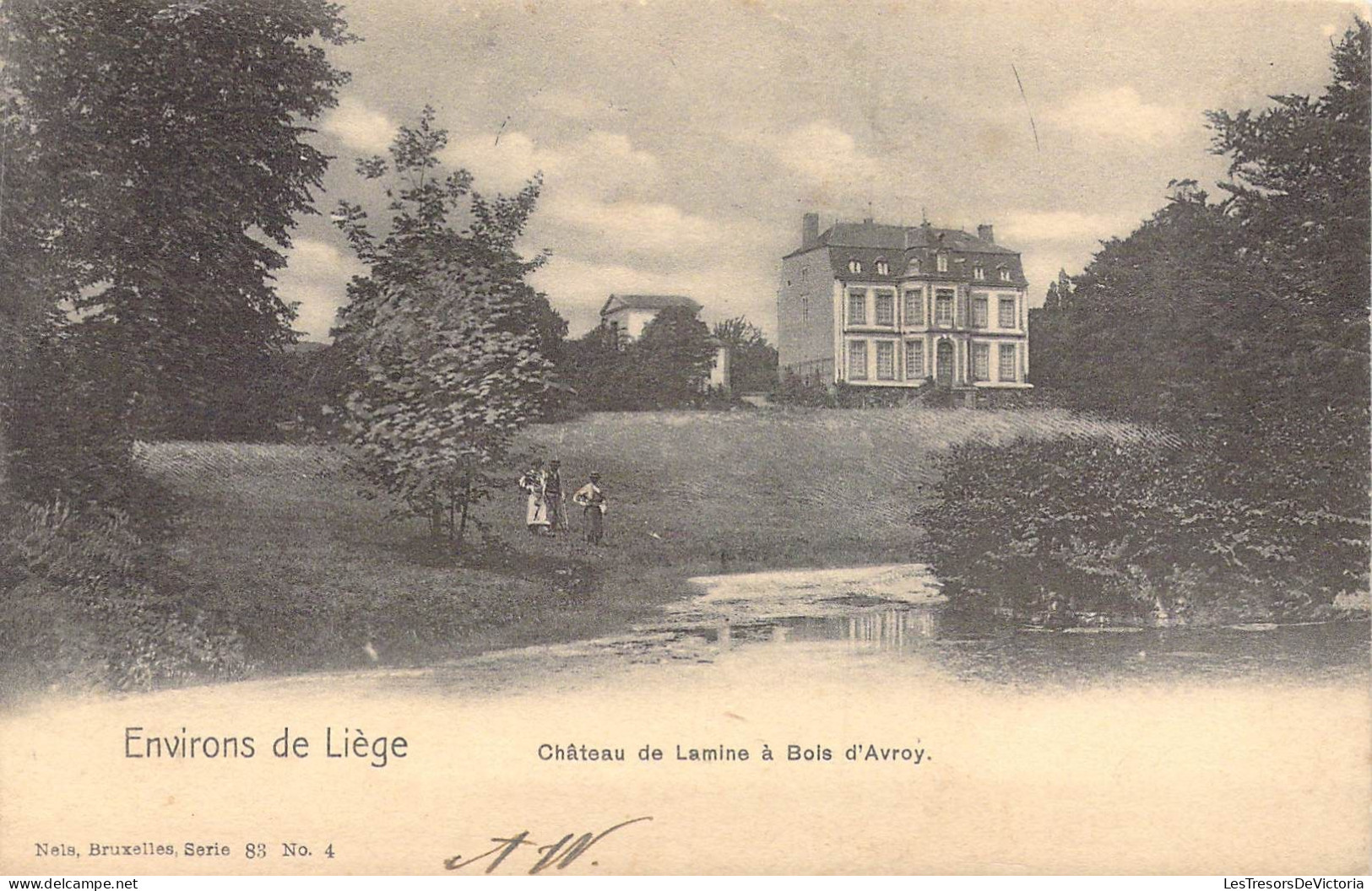 BELGIQUE - Environs De Liège - Château De Lamine à Bois D'Avroy - Carte Postale Ancienne - Luik