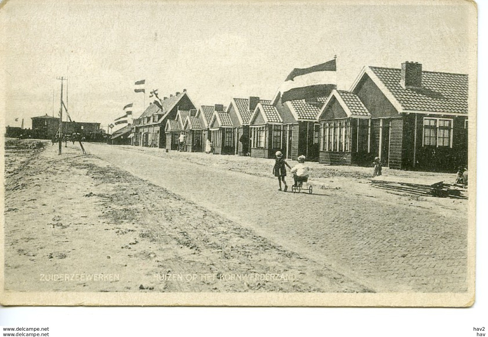 Kornwerderzand Huizen Zuiderzeewerken WP0762 - Den Oever (& Afsluitdijk)