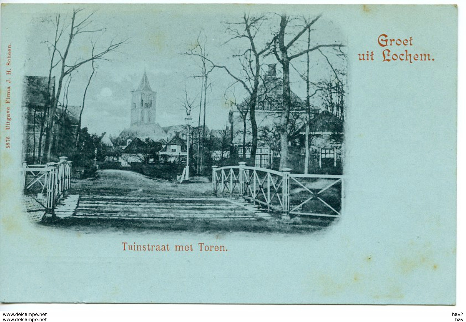 Lochem Tuinstraat ZEER OUD Voor 1900 WP0928 - Lochem