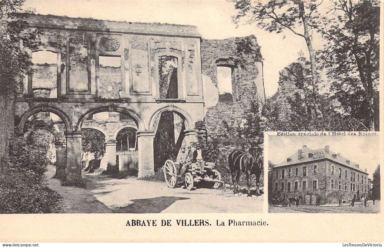 BELGIQUE - VILLERS LA VILLE -  L'Abbaye De Villers - La Pharmacie - Carte Postale Ancienne - Villers-la-Ville