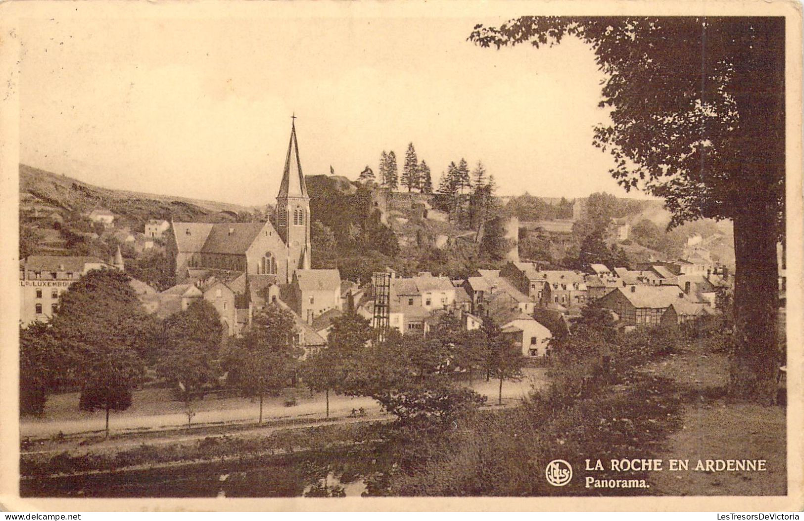 BELGIQUE - LA ROCHE EN ARDENNE - Panorama - Carte Postale Ancienne - La-Roche-en-Ardenne