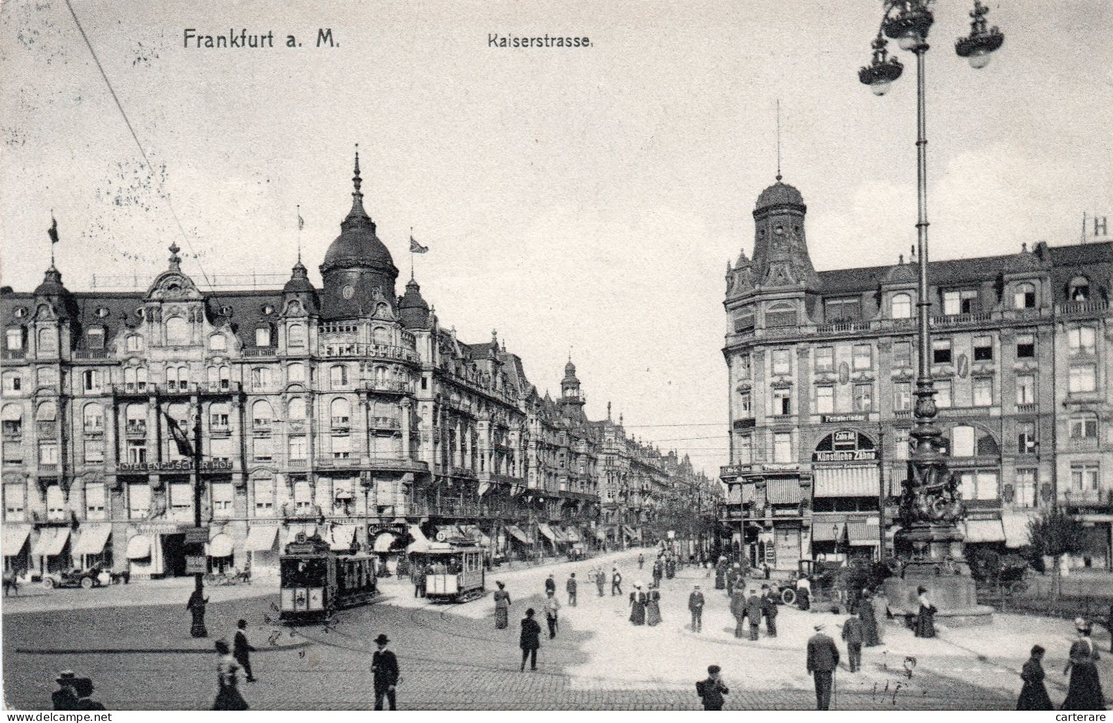 Allemagne,DEUTCHLAND,FRANKFURT,francfort  Sur Le Main,1908,LAMPADAIRE - Frankfurt A. Main