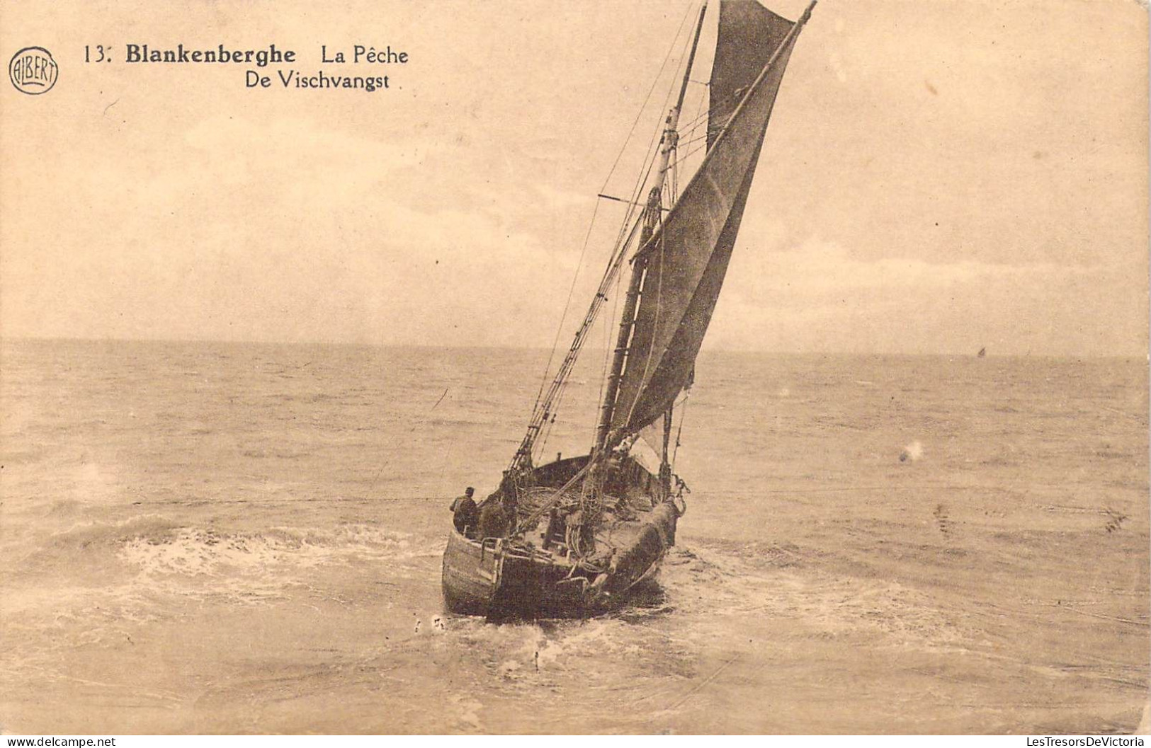 BELGIQUE - Blankenberghe - La Pêche - Carte Postale Ancienne - Blankenberge